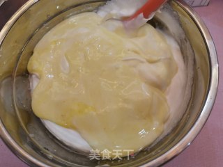 斑马花纹戚风蛋糕的做法步骤：12