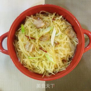 肉炒土豆丝的做法步骤：12