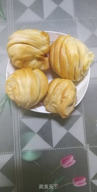 空气炸锅烤花卷的做法步骤：3