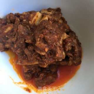 咸豇豆炒肉末的做法步骤：2
