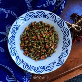 咸豇豆炒肉末的做法步骤：7