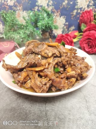 不用一滴油做的生姜啤酒焖嫩鸭的做法步骤：10