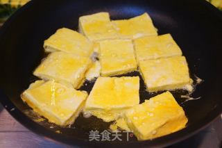 香煎老豆腐的做法步骤：4