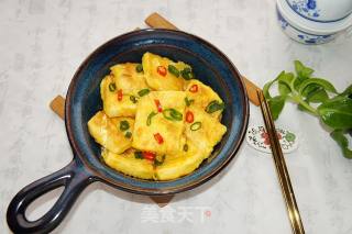 香煎老豆腐的做法步骤：6