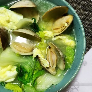 文蛤鸡蛋汤的做法步骤：6