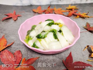素炒白菜的做法步骤：4