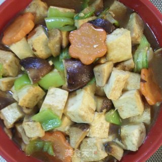 香菇烧豆腐的做法步骤：8