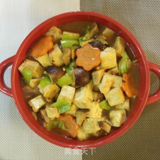 香菇烧豆腐的做法步骤：9