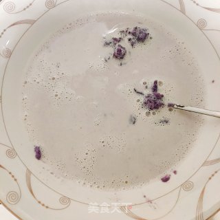 Q弹奶香紫薯小方的做法步骤：4