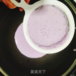 Q弹奶香紫薯小方的做法步骤：5