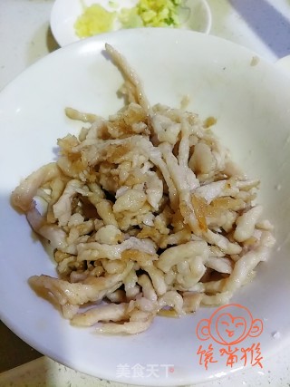 木耳肉丝手擀卤面的做法步骤：14