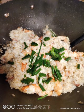 培根虾仁炒饭的做法步骤：7