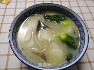 白菜菌菇煮年糕的做法步骤：9