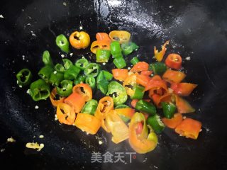 青椒肉片的做法步骤：4