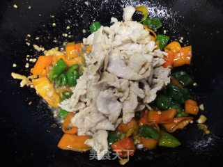 青椒肉片的做法步骤：6