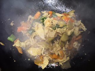 青椒肉片的做法步骤：7