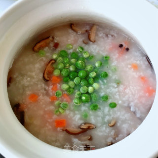 干贝鲜虾海鲜粥的做法步骤：5