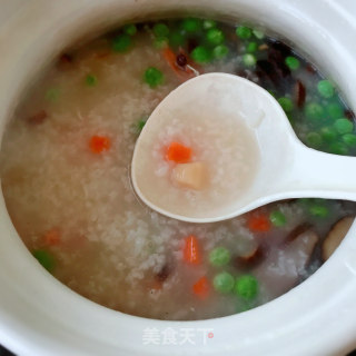 干贝鲜虾海鲜粥的做法步骤：6