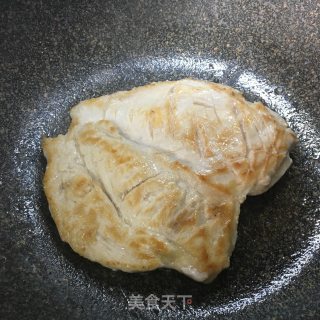 香煎鸡排的做法步骤：4