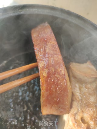 改良版梅菜扣肉的做法步骤：7