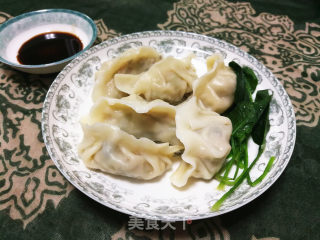 荠菜蘑菇鲜肉饺的做法步骤：9