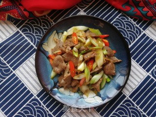 小米椒大葱炒羊肉的做法步骤：13