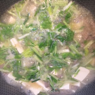 牛肉豆腐蔬菜汤的做法步骤：6