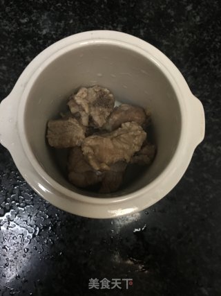 鹿茸炖排骨的做法步骤：4