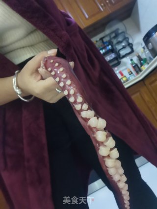 酱香鱿鱼脚八爪鱼的做法步骤：1