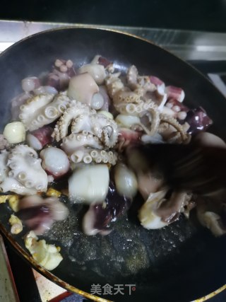 酱香鱿鱼脚八爪鱼的做法步骤：10