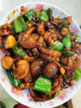 酱香鱿鱼脚八爪鱼的做法步骤：15