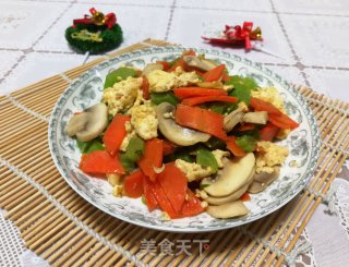蘑菇小炒的做法步骤：7