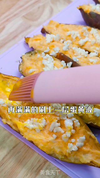 芝士焗红薯的做法步骤：7