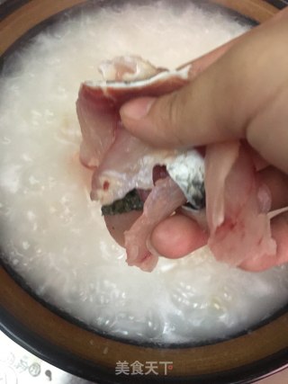 干贝生鱼片粥的做法步骤：10
