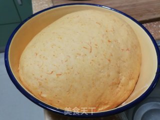 南瓜桂花卷的做法步骤：2