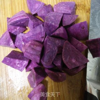 紫薯山药大米粥的做法步骤：1
