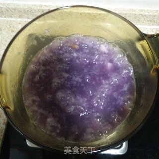 紫薯山药大米粥的做法步骤：4