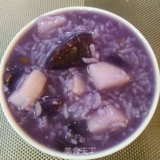 紫薯山药大米粥的做法步骤：6