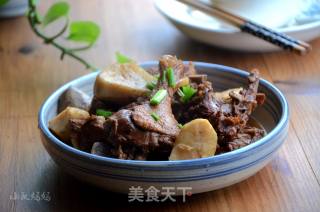 芋艿烧鸭块的做法步骤：11