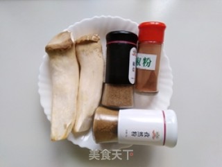 椒盐杏鲍菇的做法步骤：1