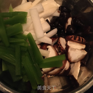 水煮豆腐皮的做法步骤：6