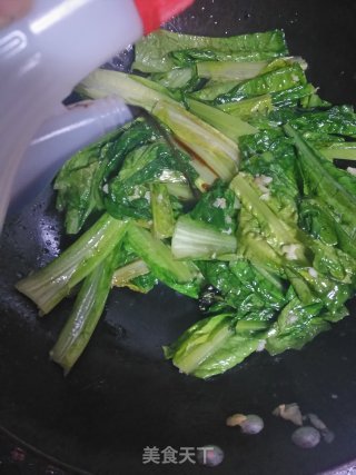 蒜蓉油麦菜的做法步骤：6