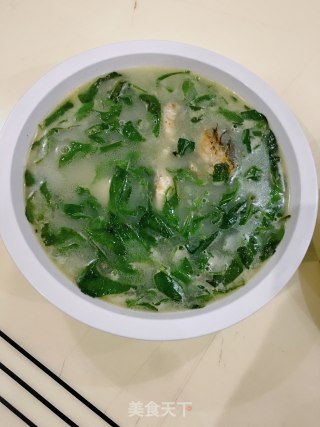 生鱼骨滚枸杞叶汤的做法步骤：7