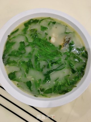 生鱼骨滚枸杞叶汤的做法步骤：8