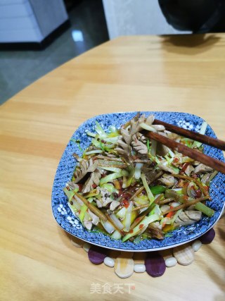 火爆腰花的做法步骤：15