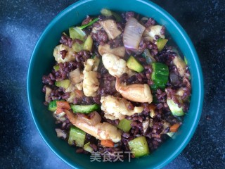 鲜虾焗米饭的做法步骤：16