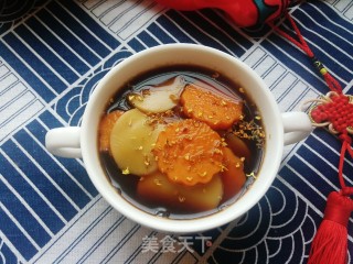 桂花红薯煮年糕的做法步骤：10