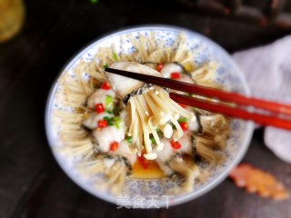金针黑鱼卷的做法步骤：9