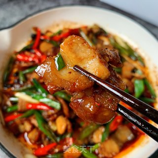 肥而不腻、香辣过瘾的农家小炒肉的做法步骤：11
