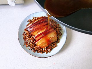 肥而不腻，入口即化的干豆角扣肉的做法步骤：15